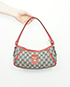 Abbey Pochette, &pound;90, Handbags, Blue, Canvas, Front view